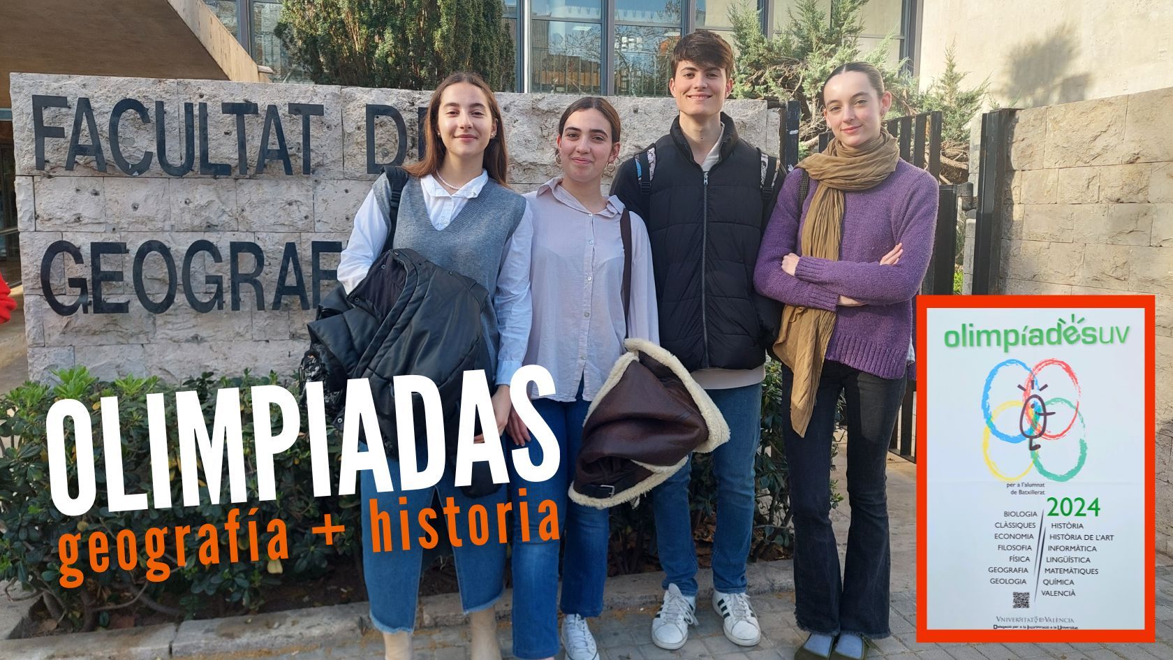 Olimpiadas en la Facultad de Geografía e Historia 2024
