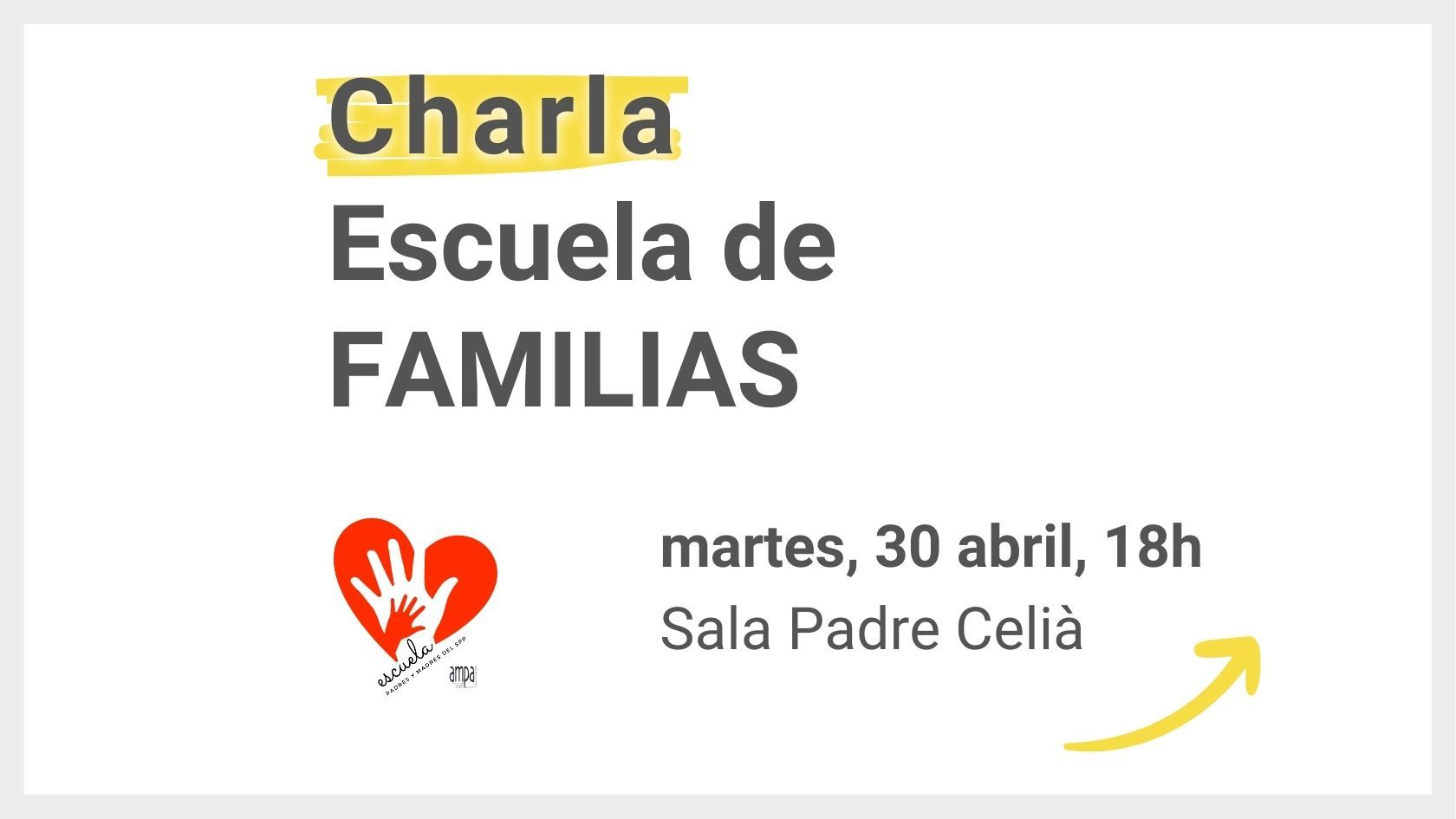 CHARLAS | Escuela de familias