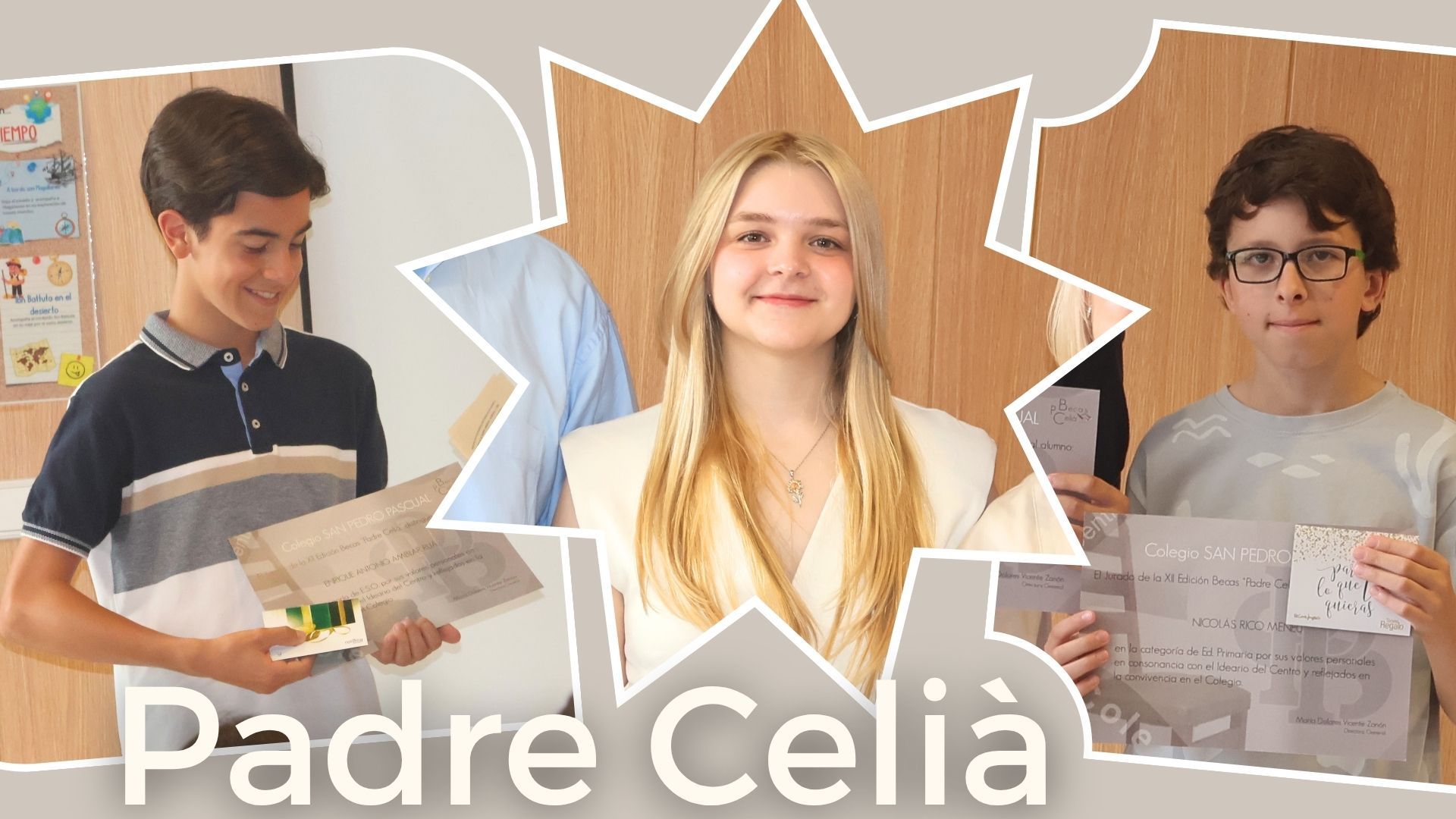 Entrega de las Becas Padre Celià. Curso 24-25