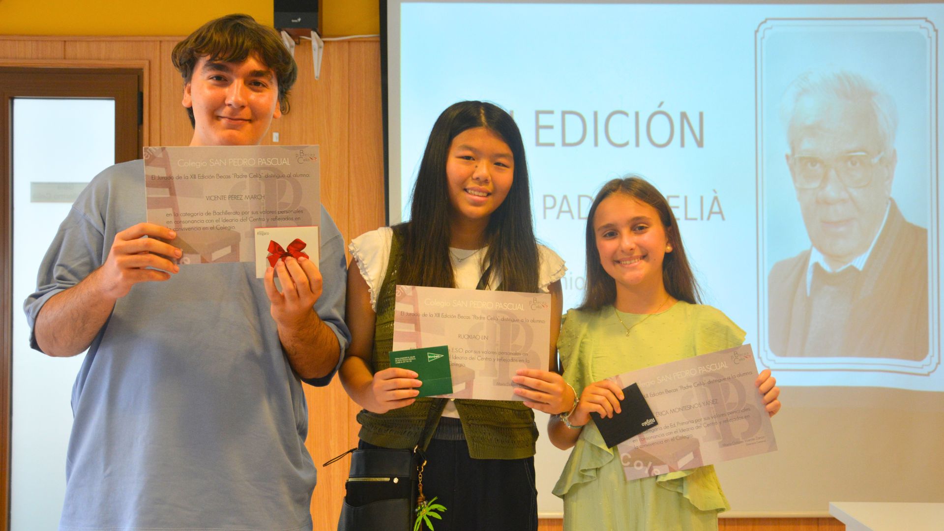 Entrega de las Becas Padre Celià. Curso 25-26