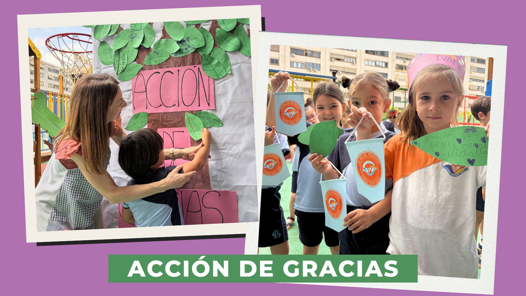 Acción de gracias en Infantil 2026